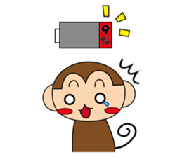 Mr.monkey and Ms.rabbit sticker #11231996