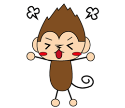 Mr.monkey and Ms.rabbit sticker #11232002