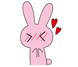 Mr.monkey and Ms.rabbit sticker #11232006