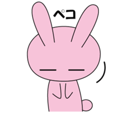 Mr.monkey and Ms.rabbit sticker #11232007