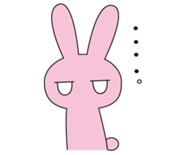 Mr.monkey and Ms.rabbit sticker #11232008