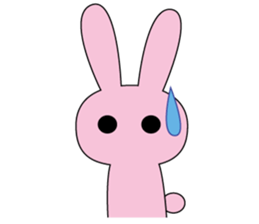 Mr.monkey and Ms.rabbit sticker #11232010