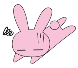 Mr.monkey and Ms.rabbit sticker #11232011