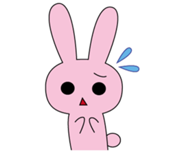 Mr.monkey and Ms.rabbit sticker #11232012