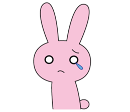 Mr.monkey and Ms.rabbit sticker #11232013