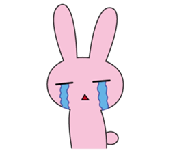 Mr.monkey and Ms.rabbit sticker #11232014