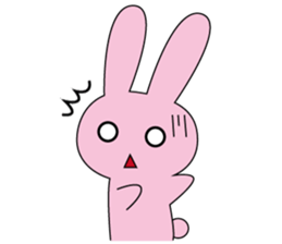 Mr.monkey and Ms.rabbit sticker #11232015