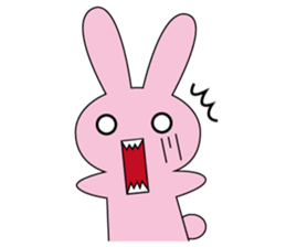 Mr.monkey and Ms.rabbit sticker #11232016