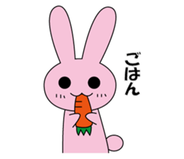 Mr.monkey and Ms.rabbit sticker #11232020