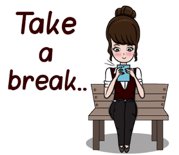 Miss barista sticker #11232553