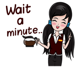 Miss barista sticker #11232571