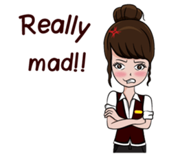 Miss barista sticker #11232573