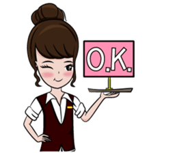 Miss barista sticker #11232574