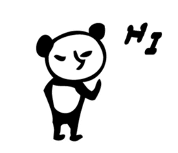 I am panda! sticker #11232984