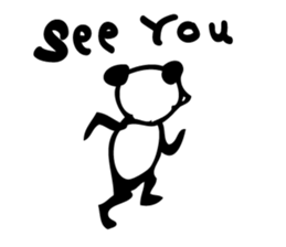 I am panda! sticker #11232989