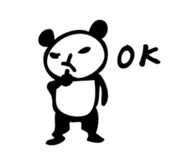 I am panda! sticker #11233001