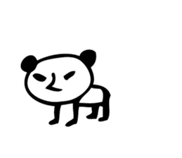 I am panda! sticker #11233006
