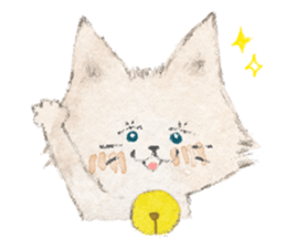 Gray kitten sticker #11233110