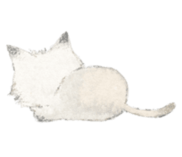 Gray kitten sticker #11233112