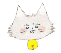 Gray kitten sticker #11233124