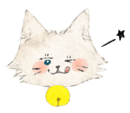 Gray kitten sticker #11233130