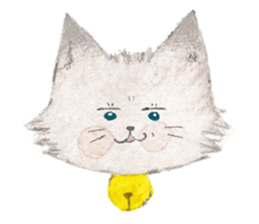 Gray kitten sticker #11233132