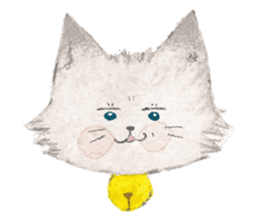 Gray kitten sticker #11233132