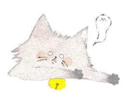 Gray kitten sticker #11233135