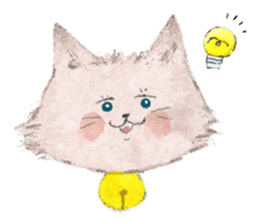 Gray kitten sticker #11233141