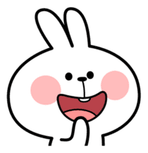 Spoiled Rabbit "Face2" sticker #11233144