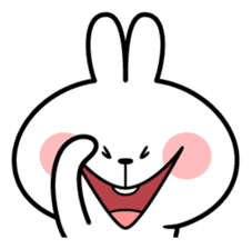 Spoiled Rabbit "Face2" sticker #11233146