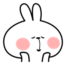 Spoiled Rabbit "Face2" sticker #11233152