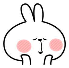 Spoiled Rabbit "Face2" sticker #11233152