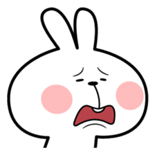 Spoiled Rabbit "Face2" sticker #11233156