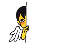 Daily life of reticent angel sticker #11233548