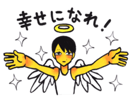 Daily life of reticent angel sticker #11233554