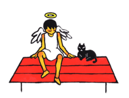 Daily life of reticent angel sticker #11233568