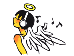 Daily life of reticent angel sticker #11233569