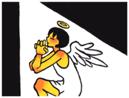 Daily life of reticent angel sticker #11233572