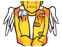 Daily life of reticent angel sticker #11233578