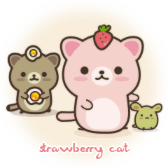 Strawberry Cat Show English