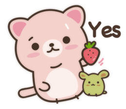 Strawberry Cat Show English sticker #11233670