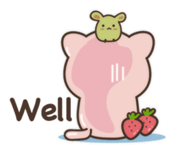 Strawberry Cat Show English sticker #11233673