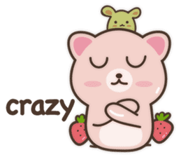 Strawberry Cat Show English sticker #11233679