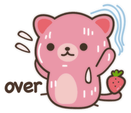 Strawberry Cat Show English sticker #11233682