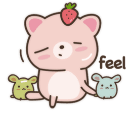 Strawberry Cat Show English sticker #11233684