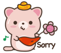 Strawberry Cat Show English sticker #11233692