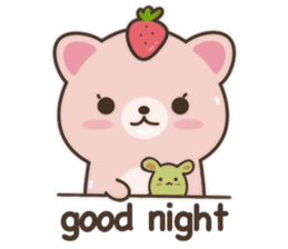 Strawberry Cat Show English sticker #11233694