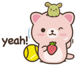 Strawberry Cat Show English sticker #11233701
