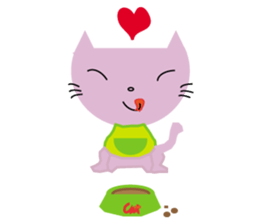 pp cat sticker #11233748